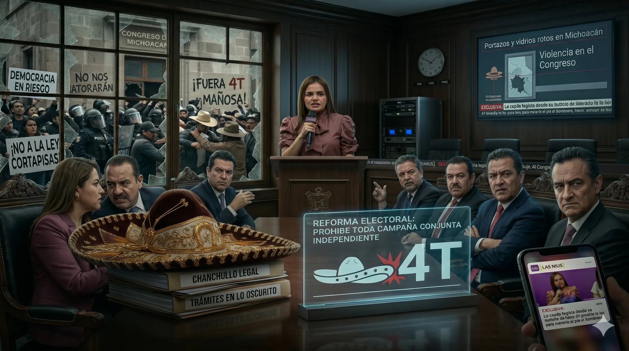 ¡Ay nanita! La 4T cambia la ley para meterle el pie al Sombrero