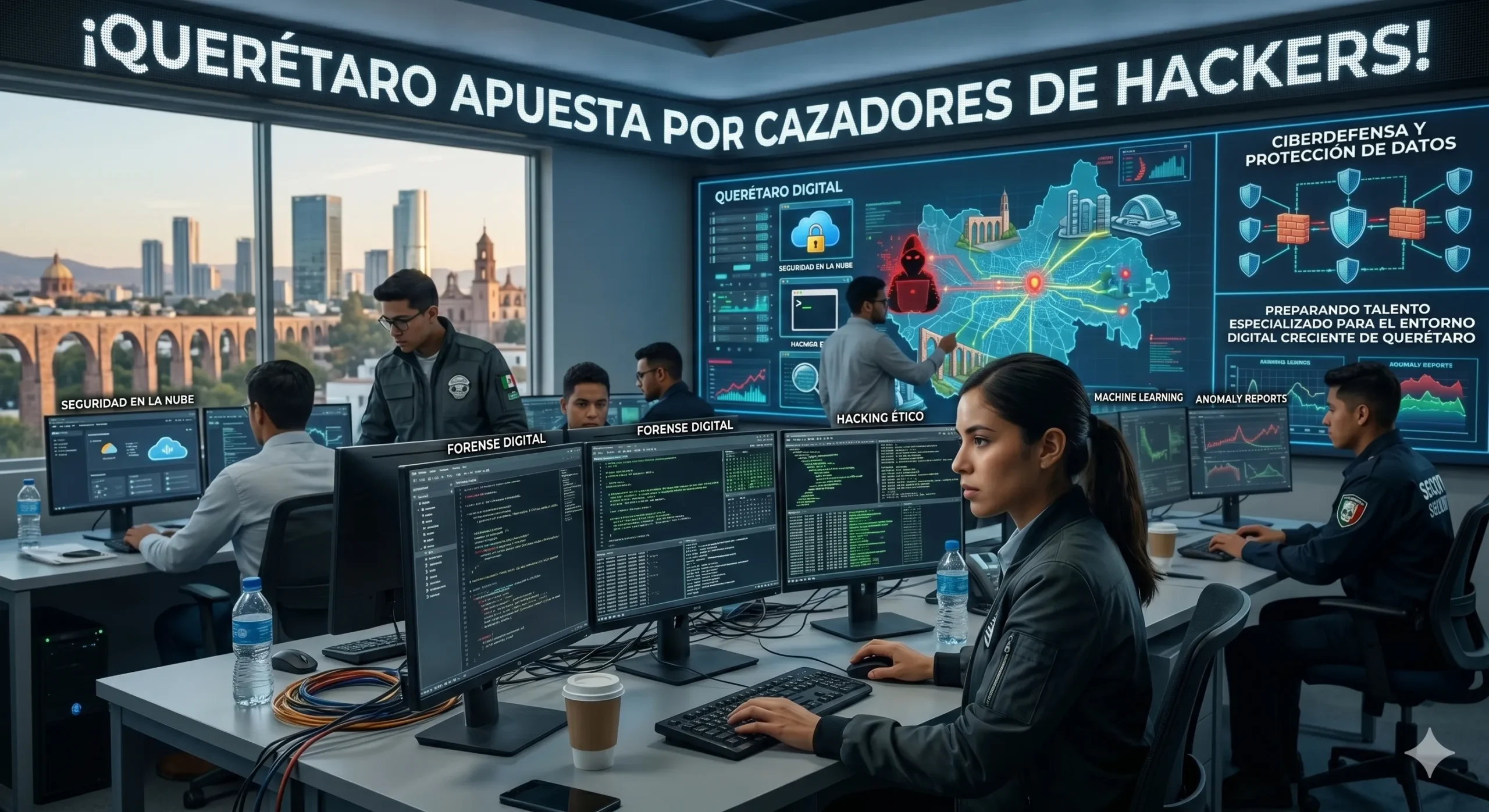 ¡Cero hackeos! UTC armará detectives anti-ratas cibernéticos