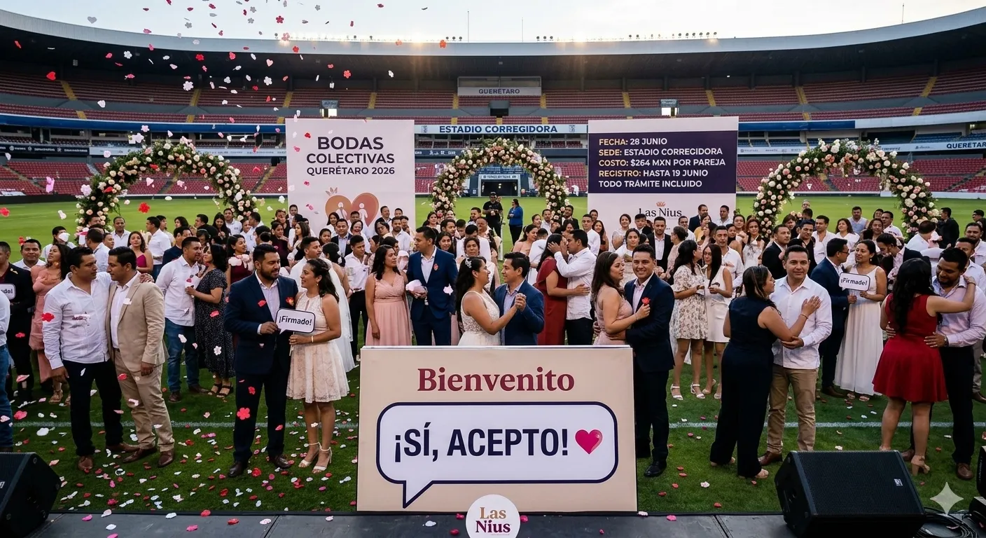 ¿Planeas casarte pronto? Conoce los requisitos para boda colectiva en Querétaro