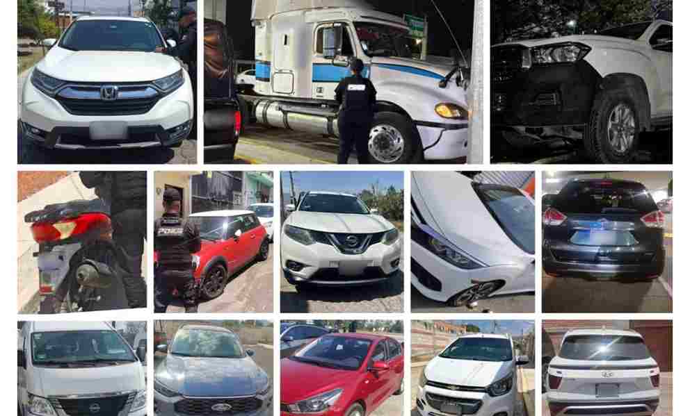 Recuperan 18 vehículos con reporte de robo en Querétaro