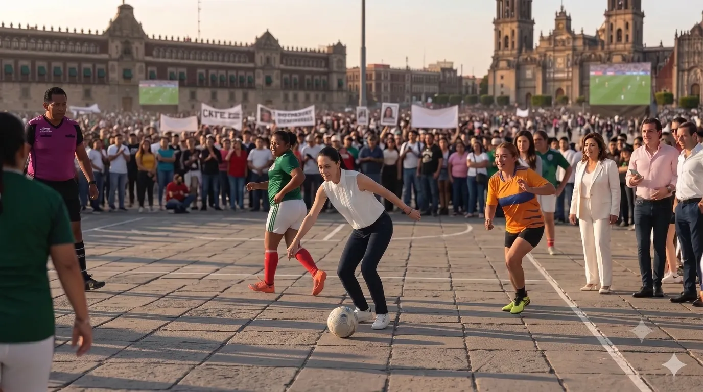 ¿Zócalo o búnker? La presi duda ir al debut
