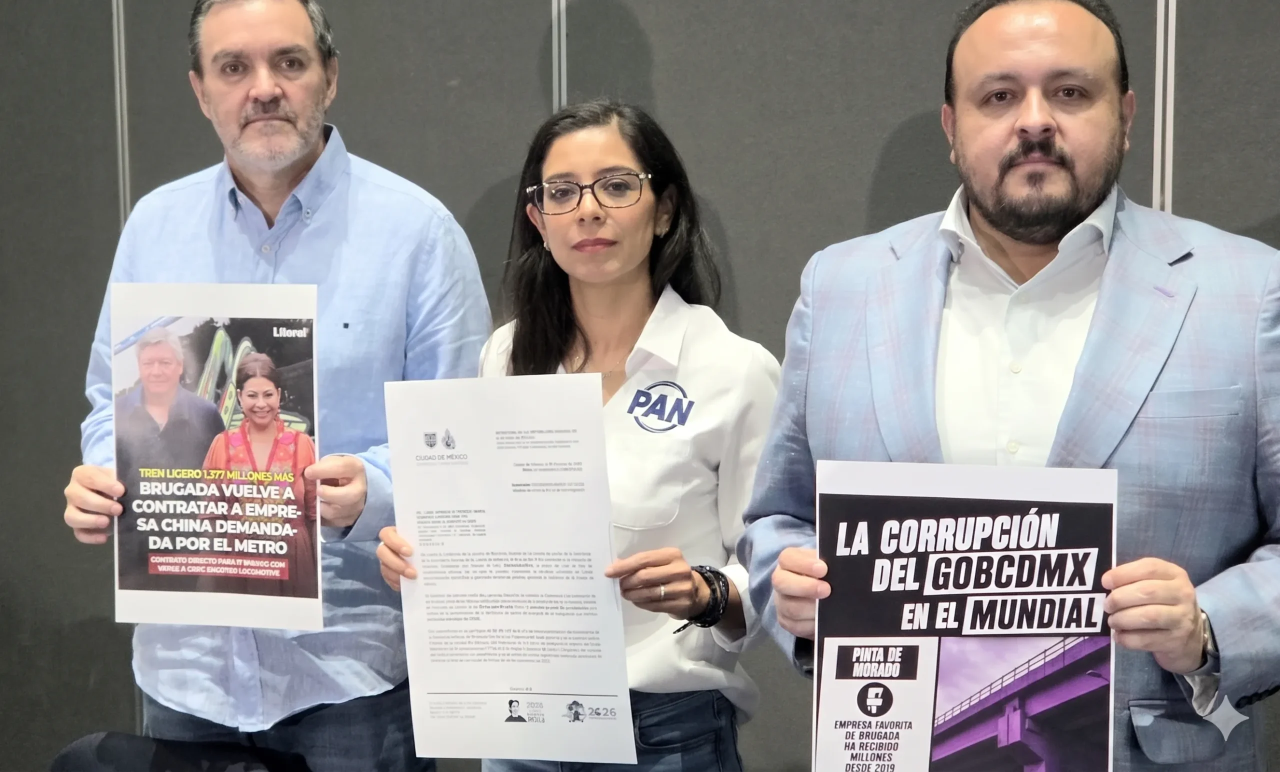 El PAN acusa robo nivel Casa de Papel en Mundial