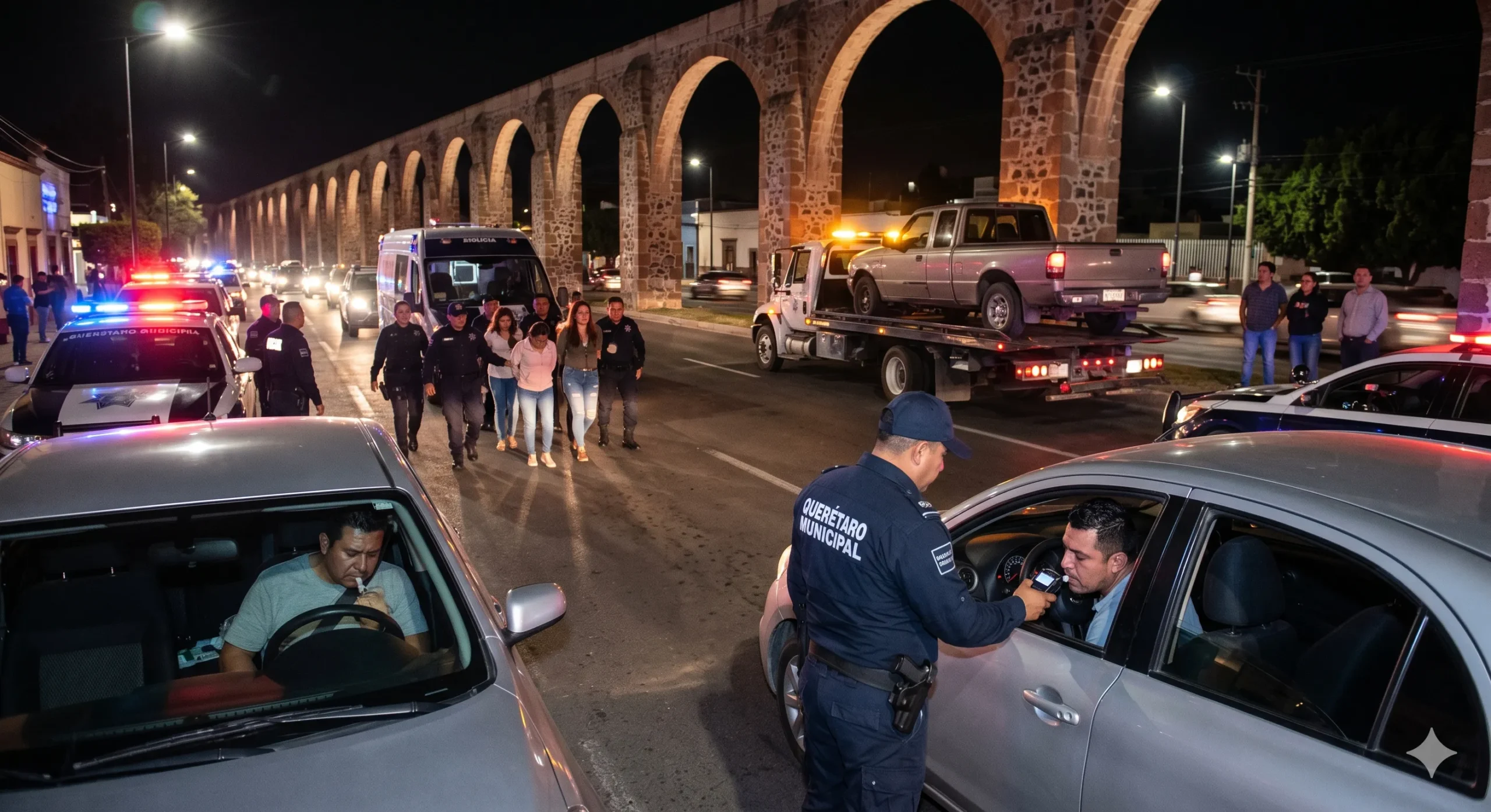 Soplas o soplas: 23 amanecen guardados tras la peda