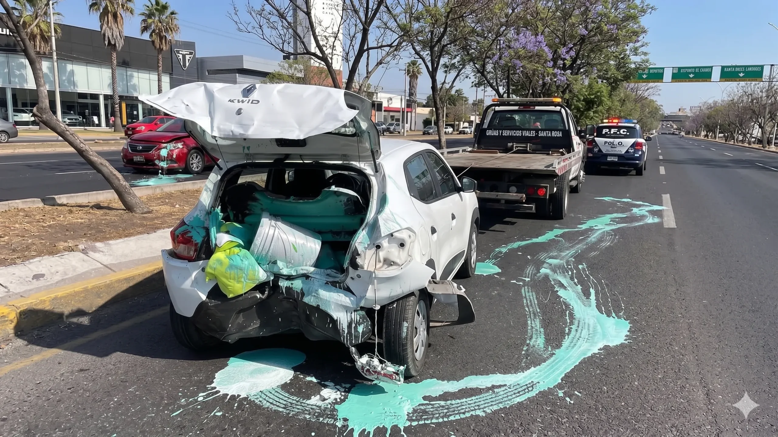 Besito laminero desata mega caos en Paseo de la República