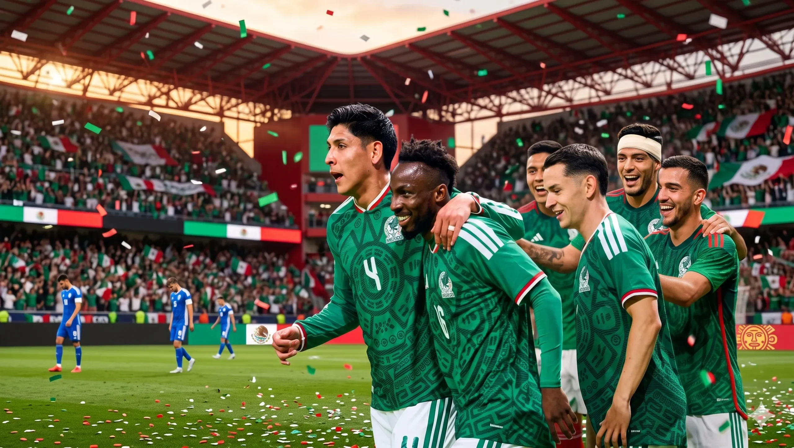 ¡Espejismo! México le pega a una Serbia de papel