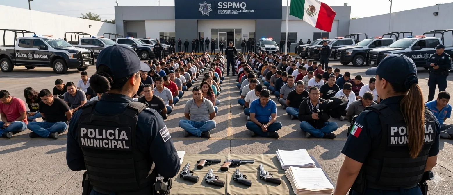 Vacaciones en la sombra para 74 detenidos por SSPMQ