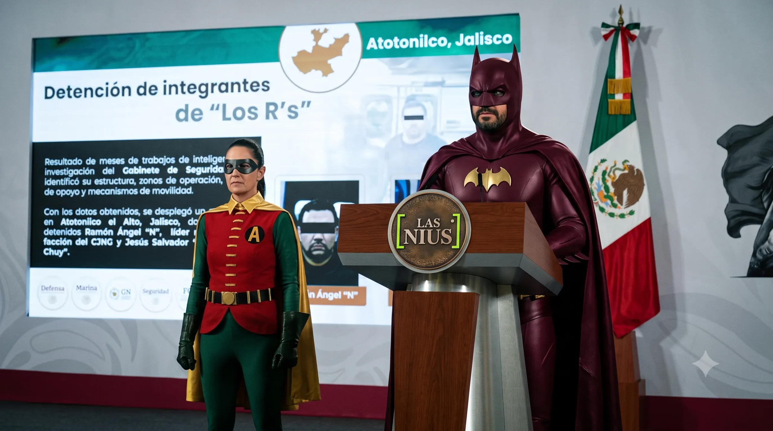 Harfuch se pone modo Batman y atora al “R1”