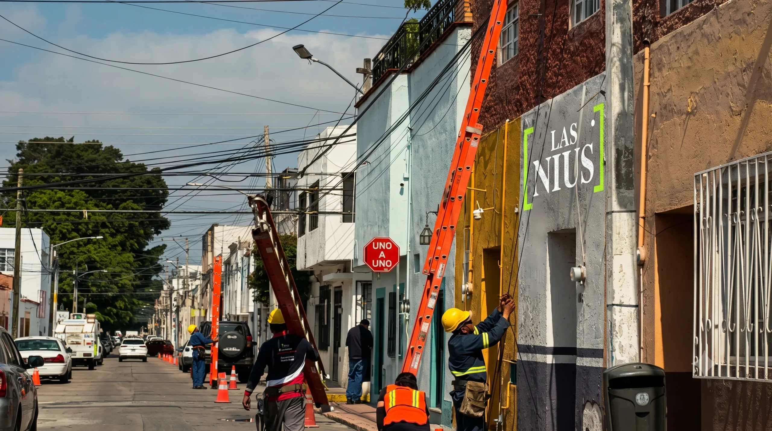 Querétaro se desenreda: quitan 11 toneladas de cables