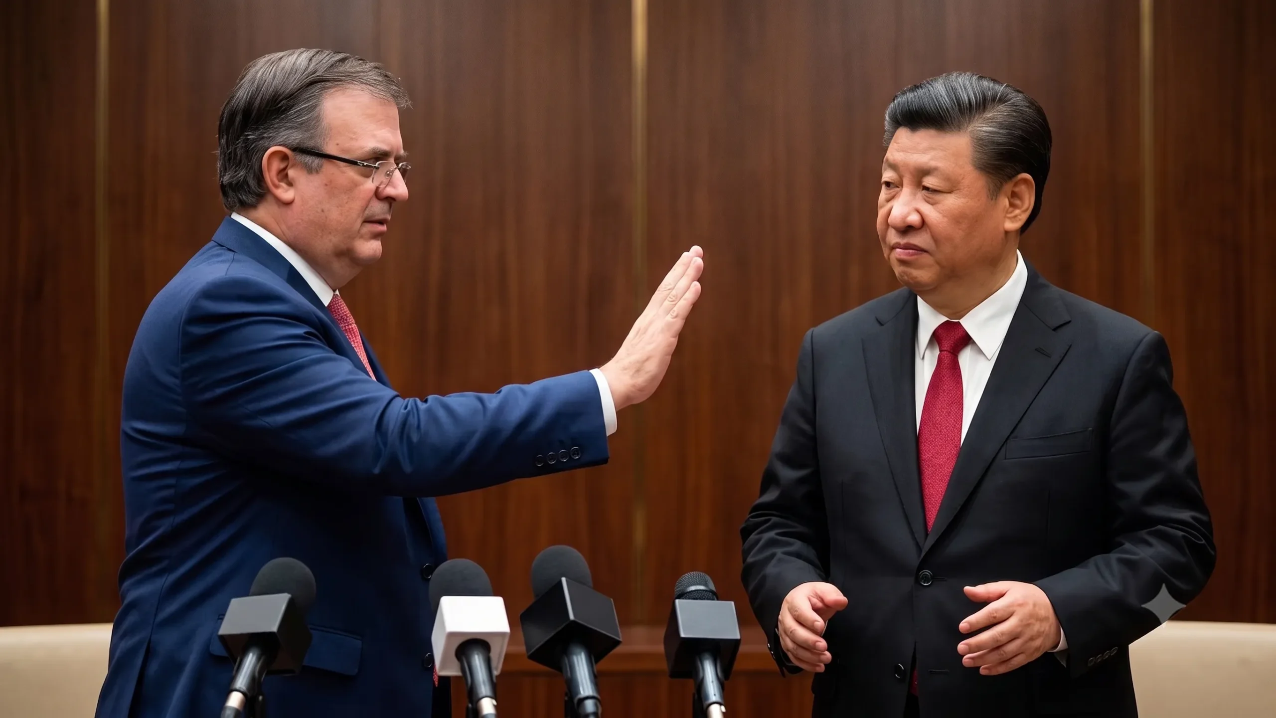 Aholita no joven: Ebrard batea a China por Trump
