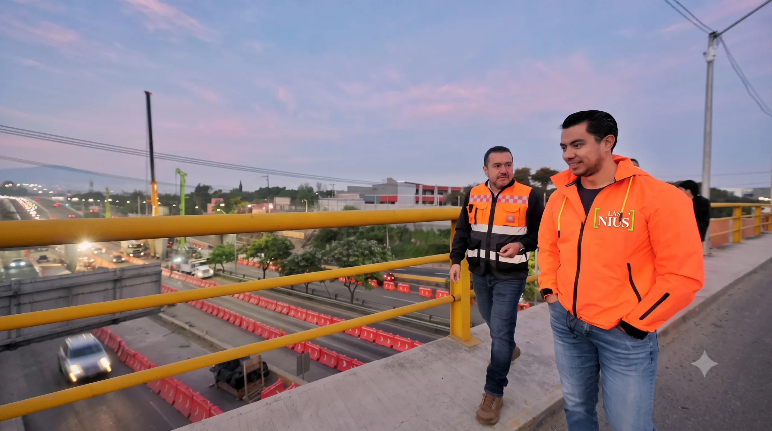 Cierran Bernardo Quintana por tren; Feli presume tráfico fluido