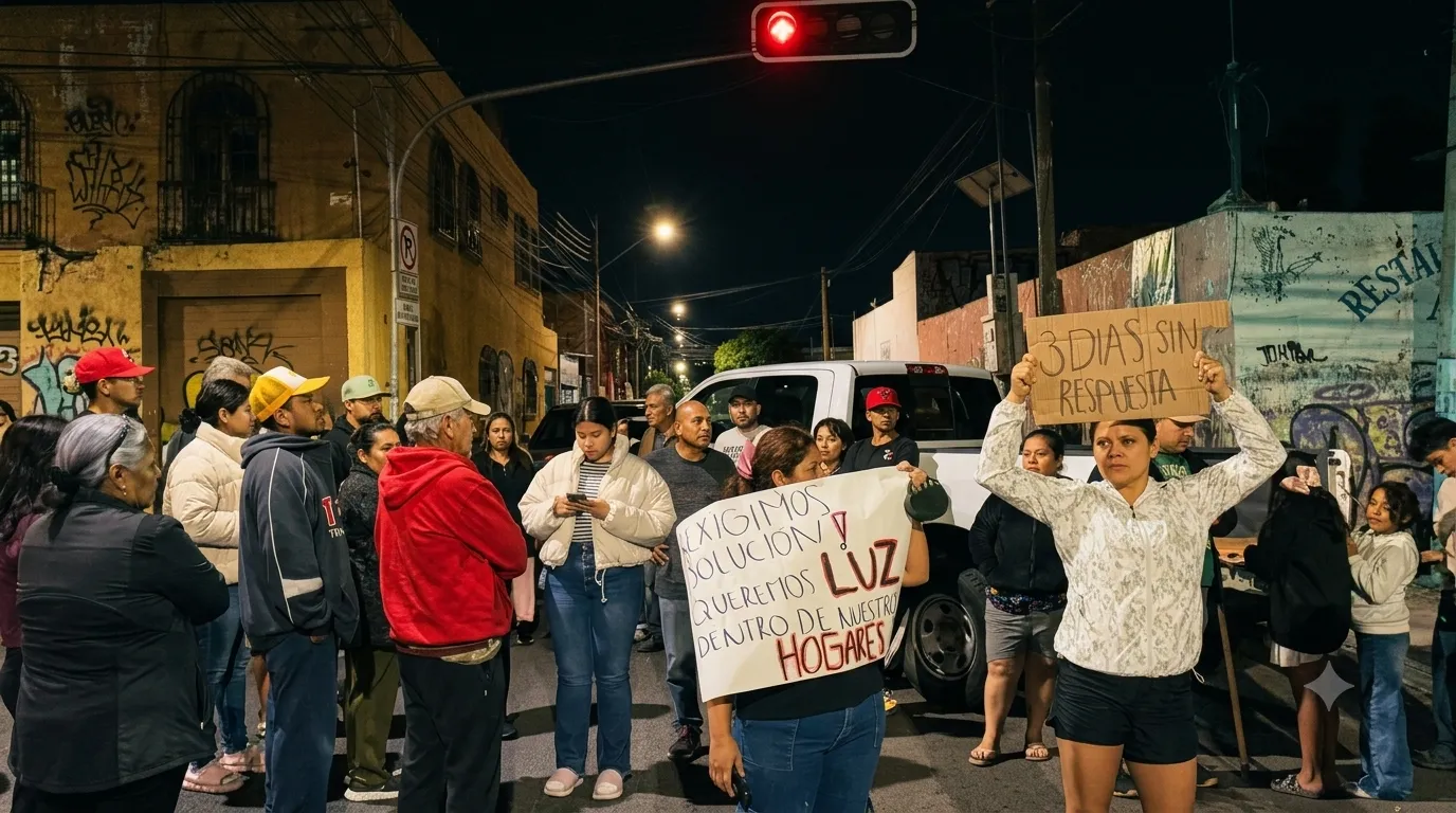 Modo Cavernícola: bloquean Felipe Ángeles tras tres días sin luz
