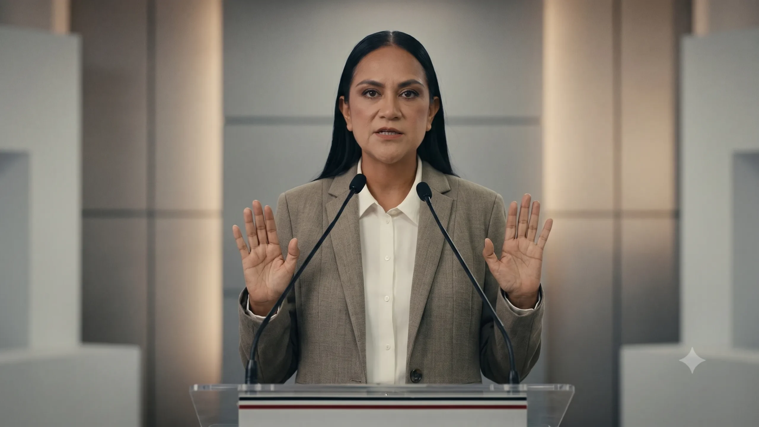 Volante trabado: Ariadna Montiel cancela las vueltas a la derecha