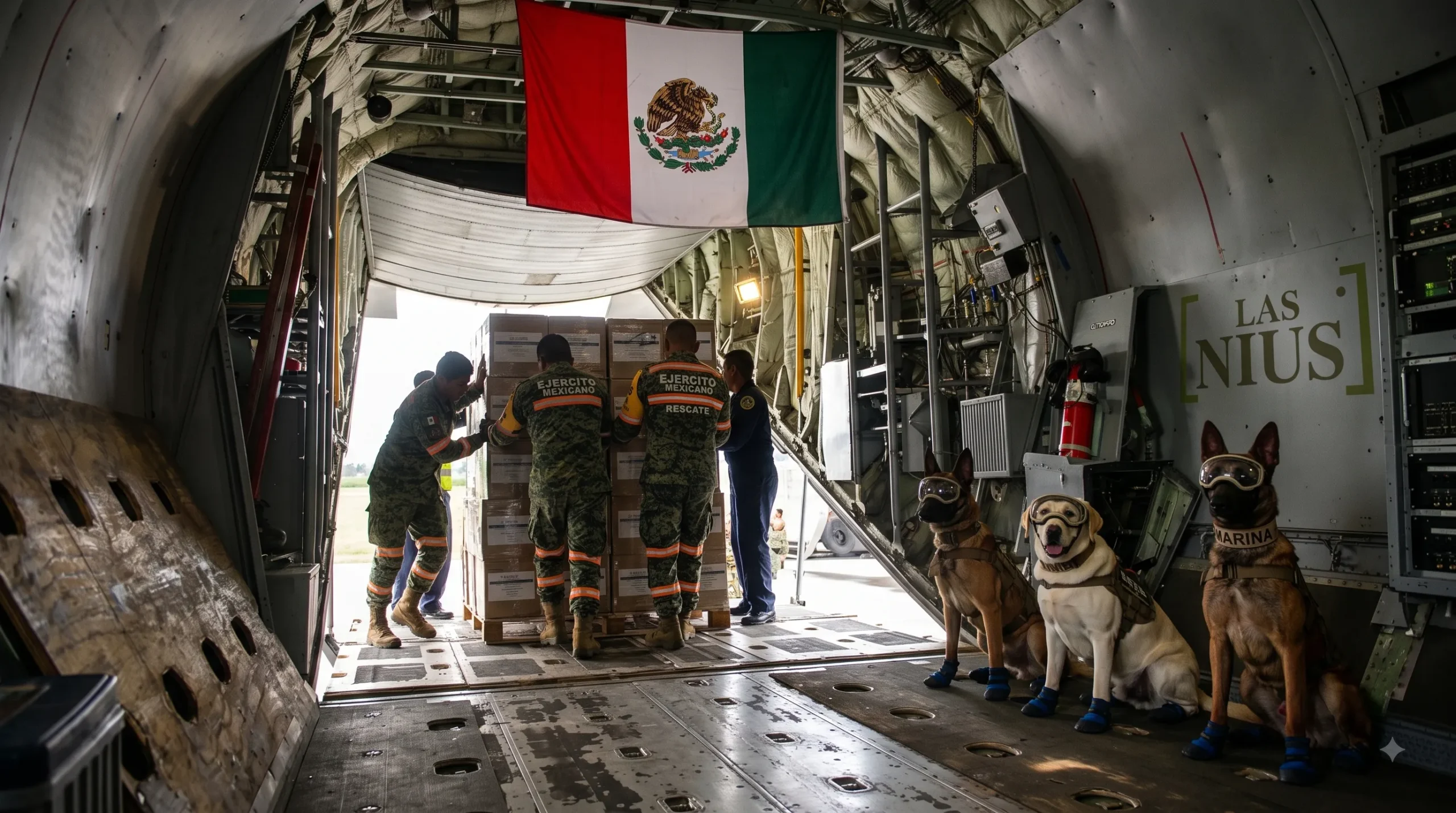 Tragedia parcera: México envía despensas y Paw Patrol