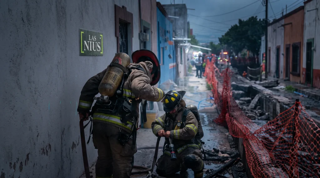 Incendio provocado por un cable de luz pirata en la colonia Peñuelas