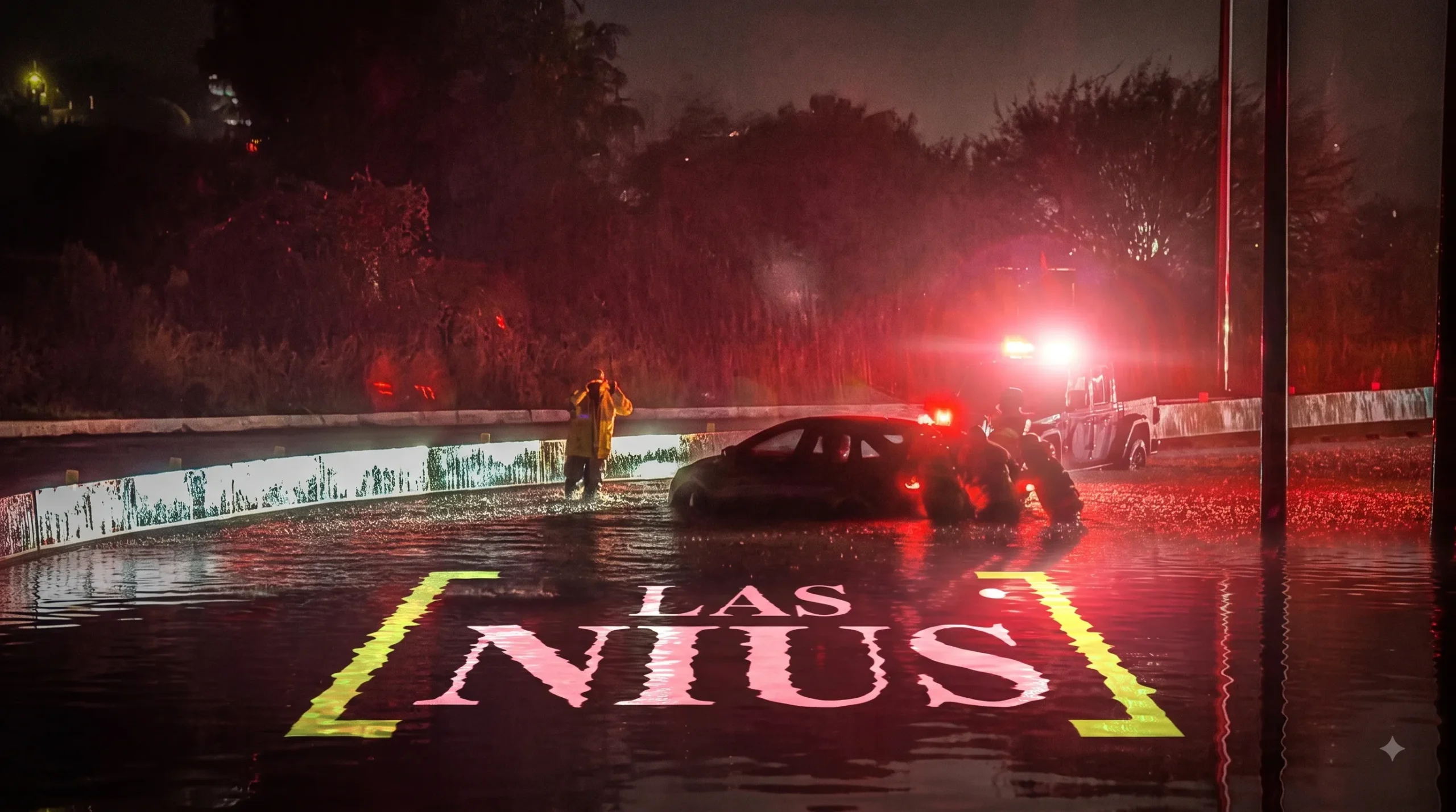 Se cae el cielo en la ciudad: caos vial, rescates y olor a drenaje
