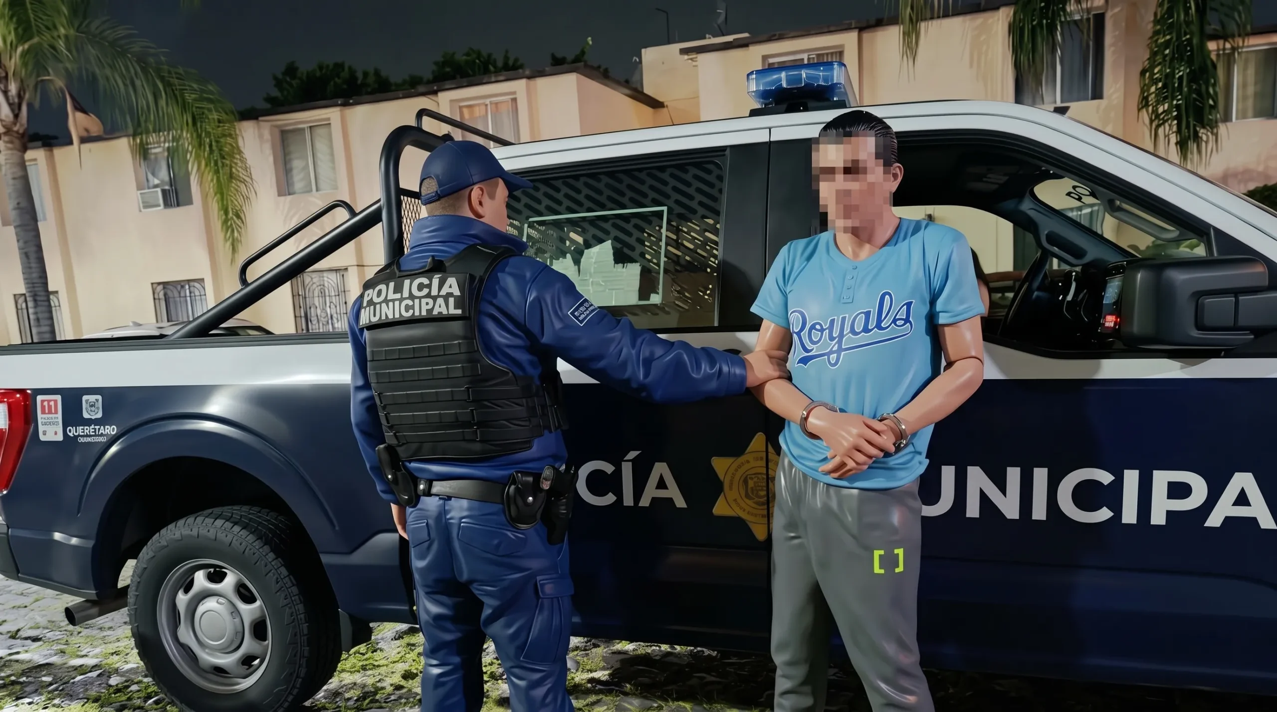 Le sale mal el atraco; vecinos lo retienen en Querétaro