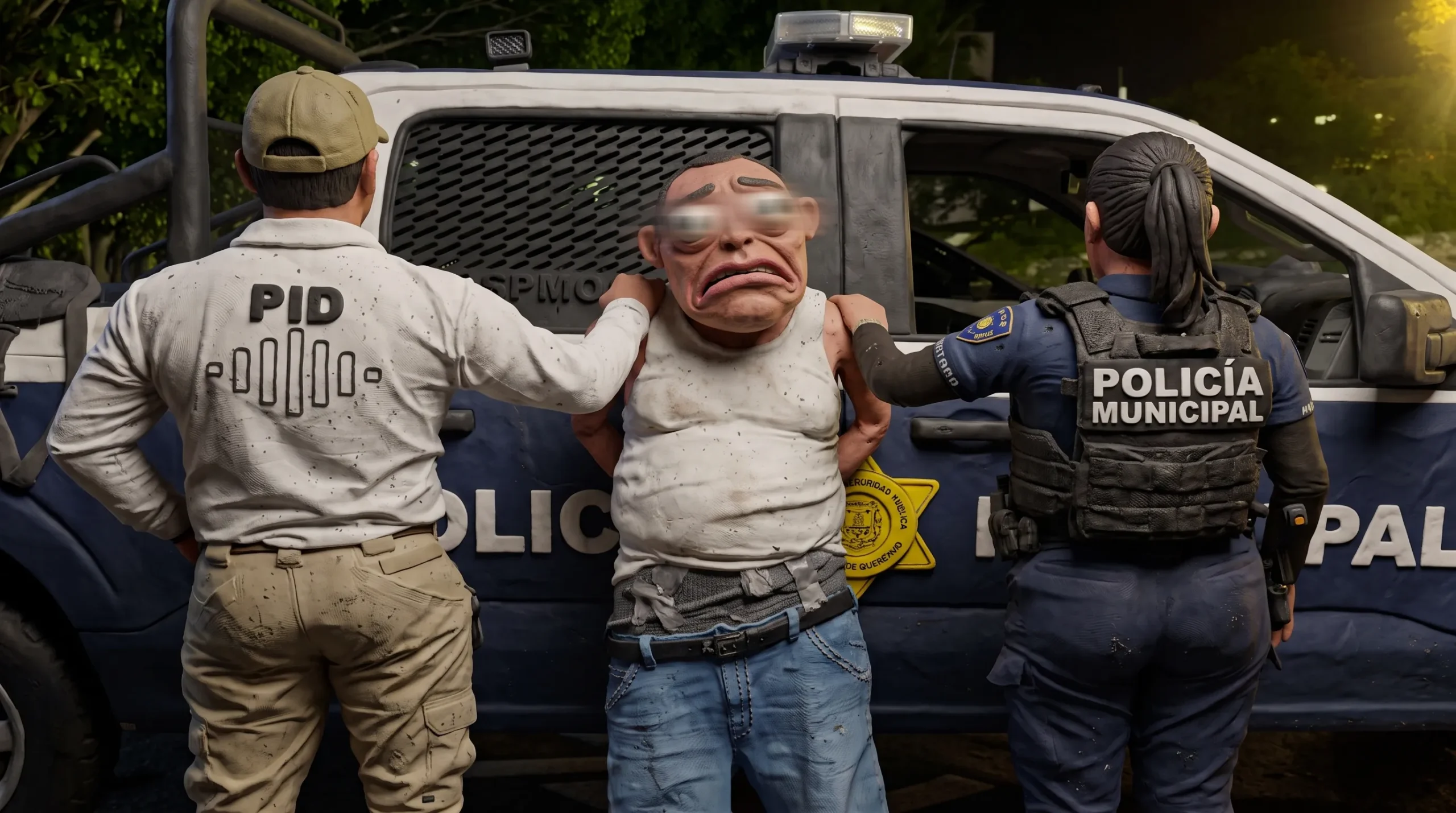 Lo tuercen por rijoso y traía orden de aprehensión
