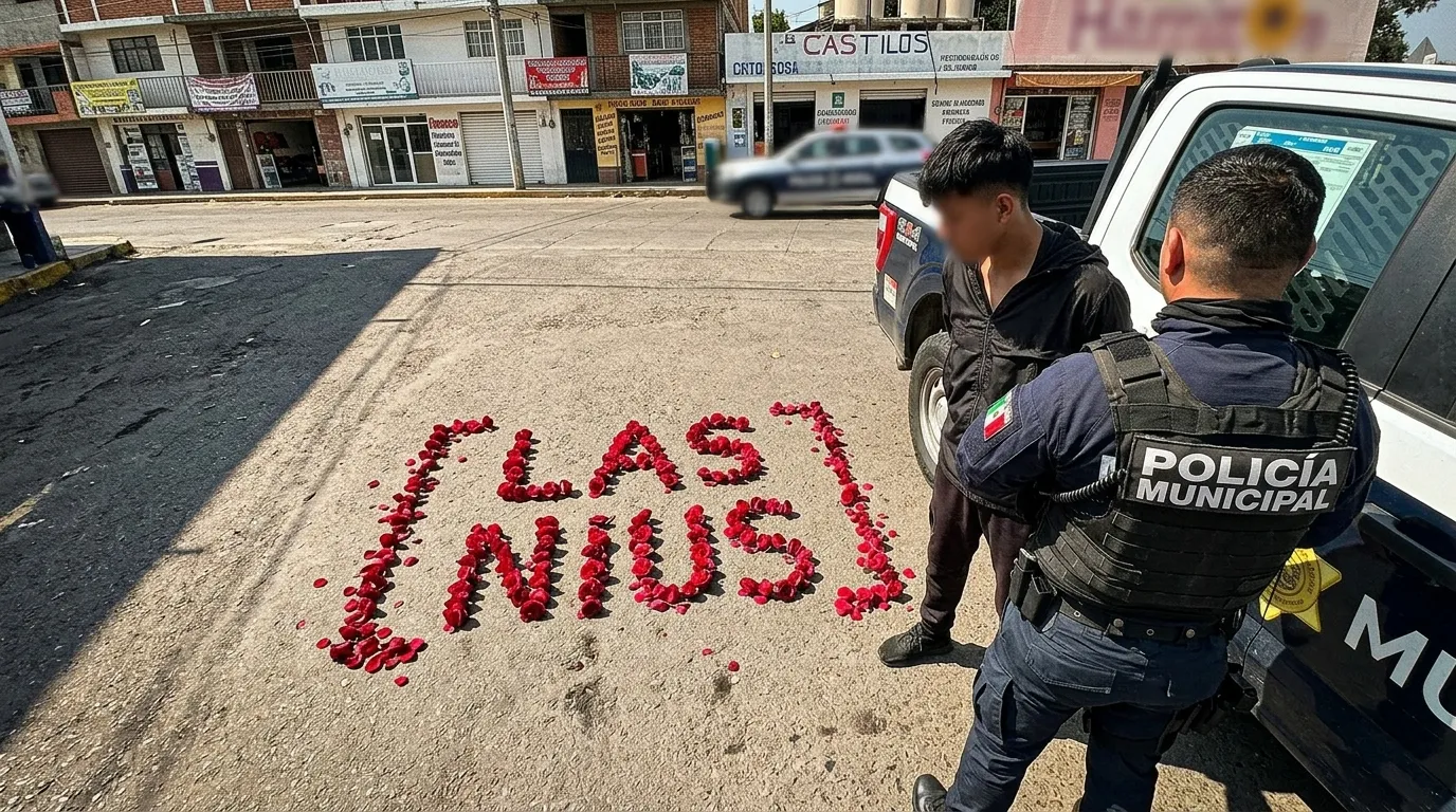Casanova de barriada termina entambado por robar unas flores