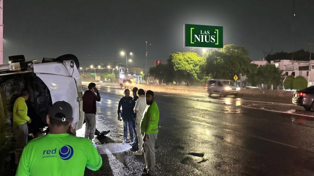 Imagen de portada de Las Nius sobre el paro de recolectores en la calle 5 de Febrero