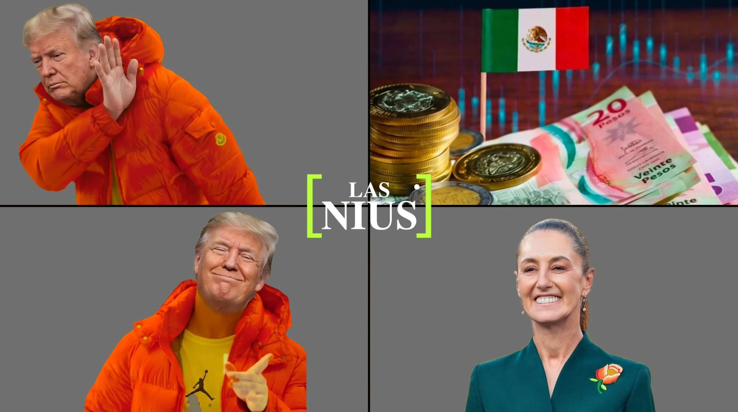 El Cheeto naranja ningunea a México pero chulea a Sheinbee