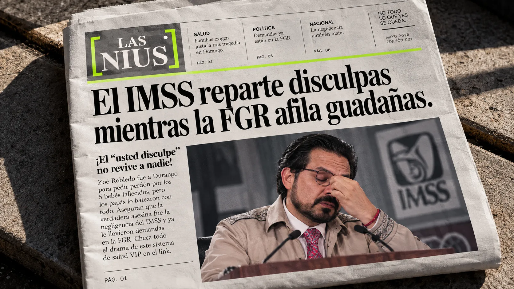 No fue la bacteria, fue el sistema: papás en Durango