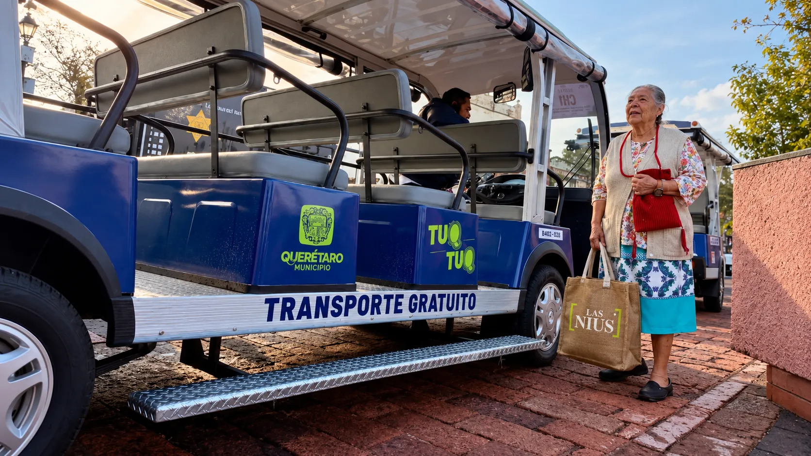 Lanzan nueva ruta gratuita con cuatro autobuses eléctricos