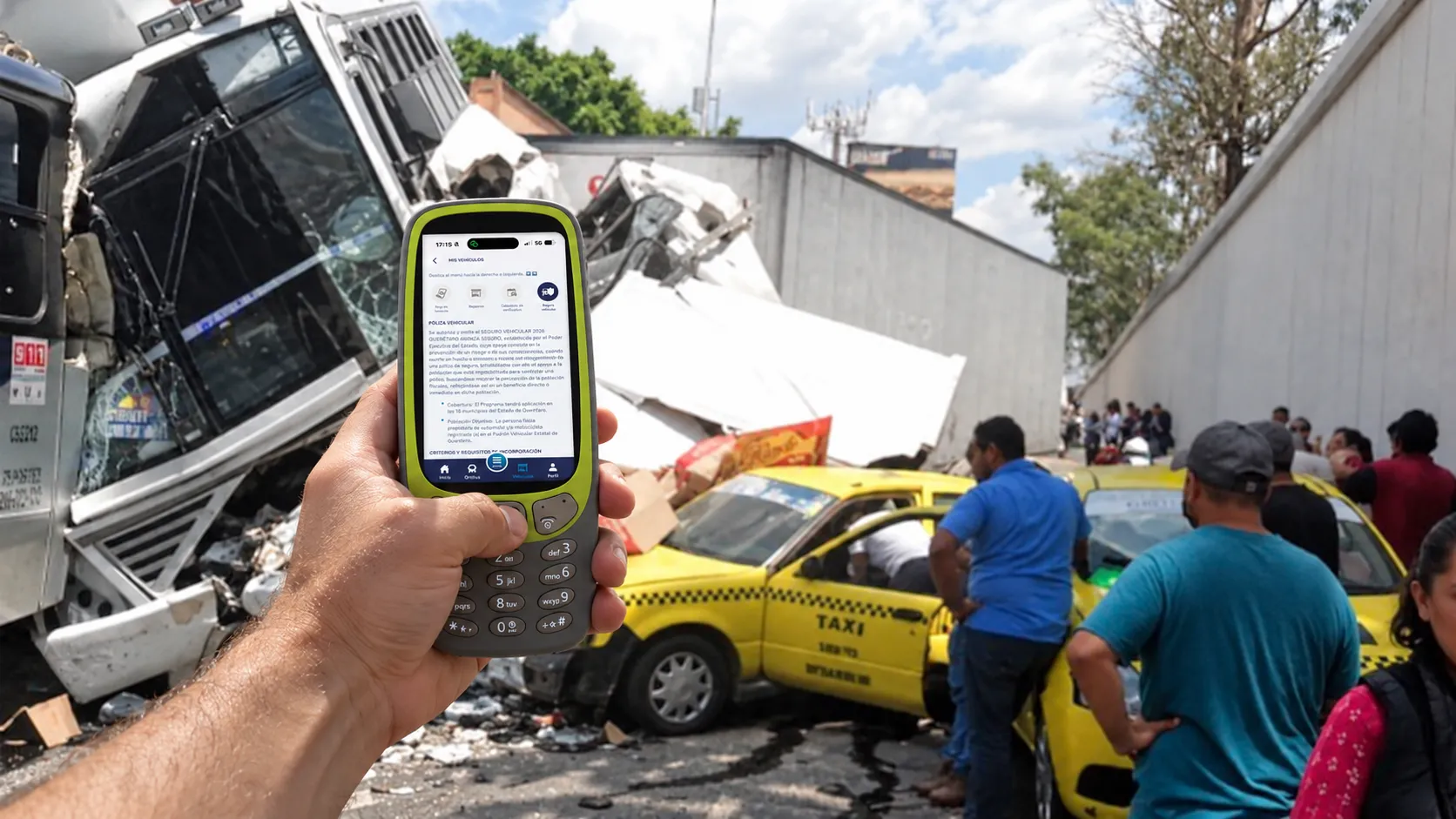 Querétaro inventa Tinder vial para arreglar choques leves