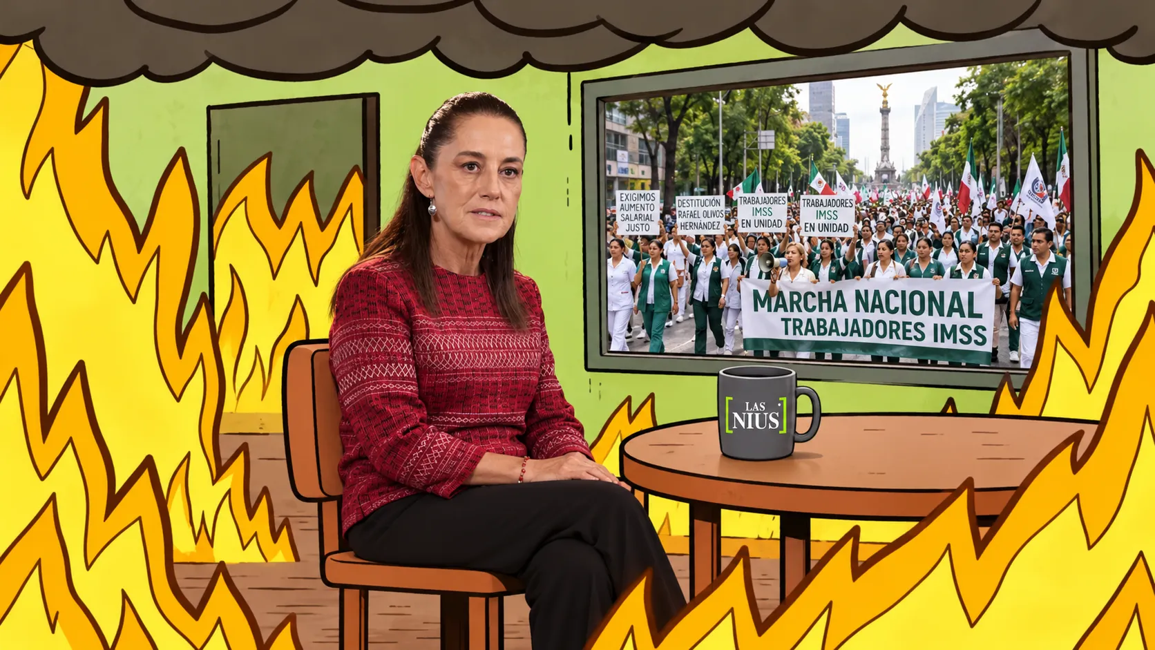 Clau jura que el sistema de salud aguanta vara
