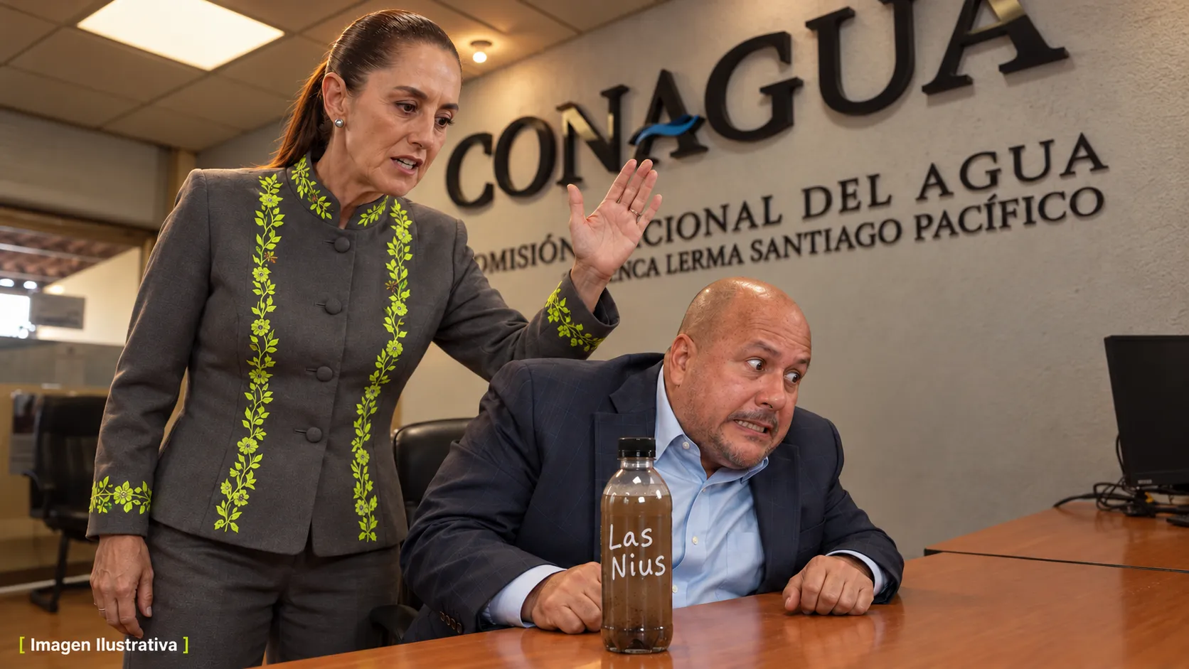 Clau exhibe al Quique por dejar sequía tapatía