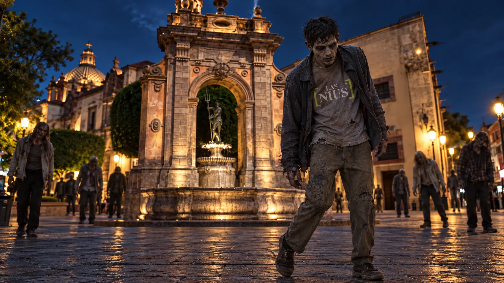 Caminata del terror llega puntualita y sin cover
