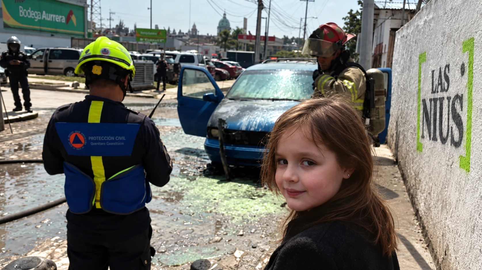 Domingo familiar termina con camioneta rostizada por cortocircuito