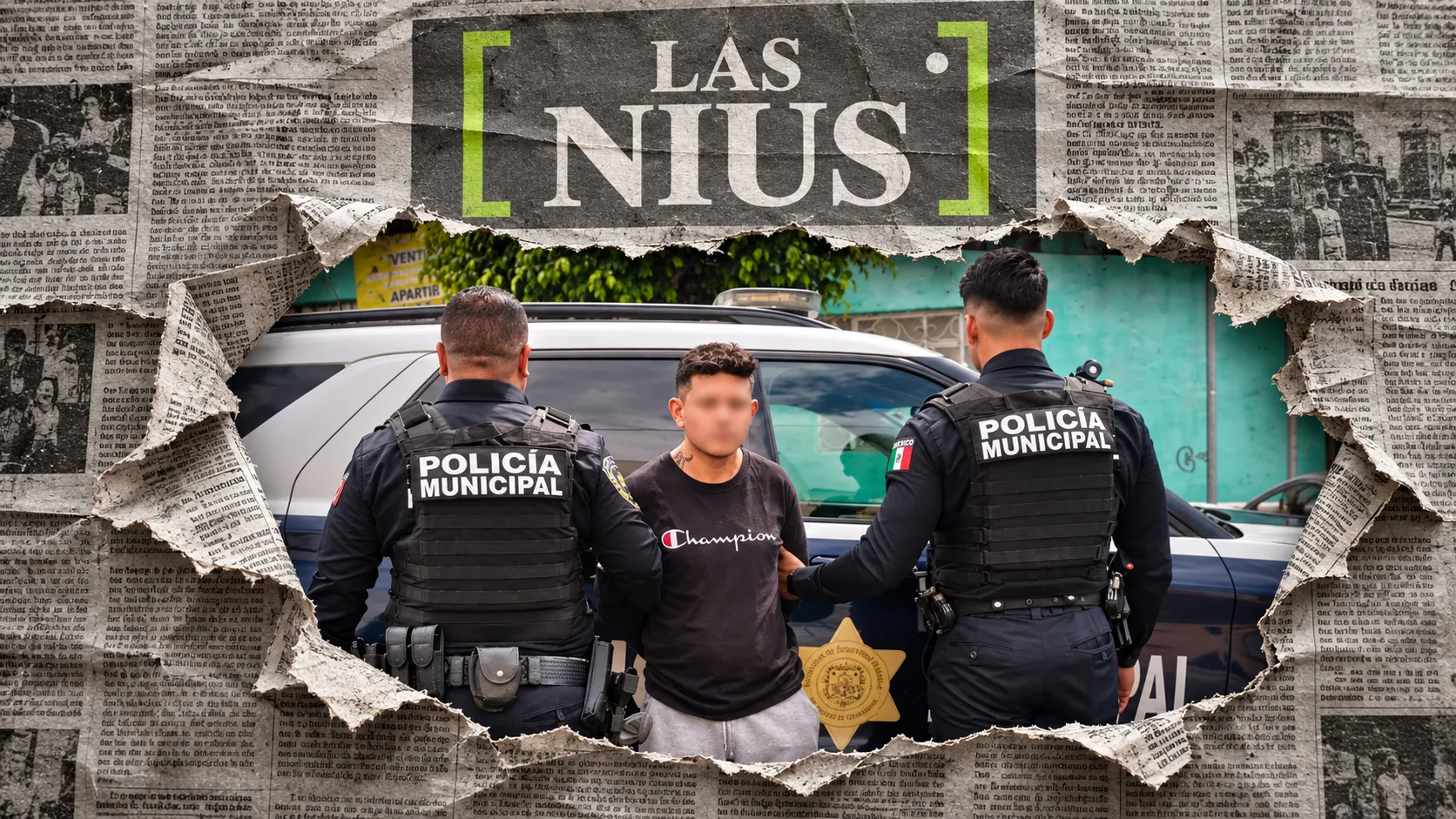 Sujeto escandaloso resulta ser un prófugo con orden