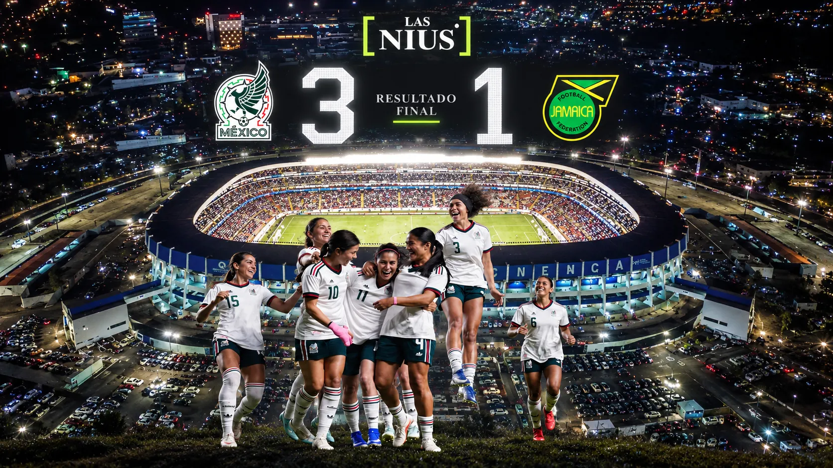 Tri Femenil arrastra sin piedad a las jamaicanas